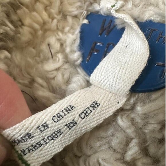 Free People Sherpa Vintage Denim Gray size M - Picture 4 of 8